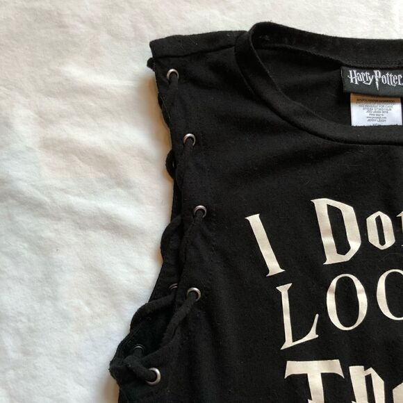 Harry Potter Tank Black Junior XS (1) - Picture 5 of 8